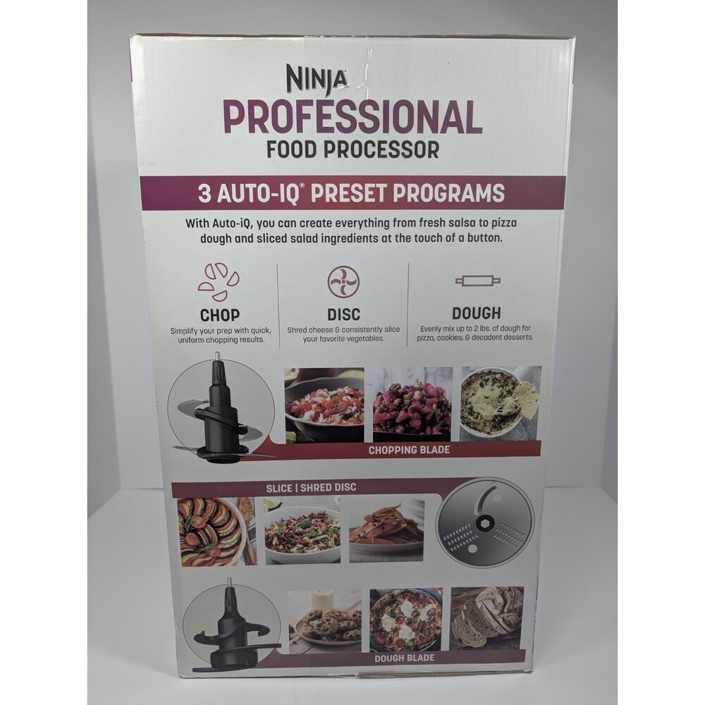 Ninja BN600 Professional Food Processor 850W 9-Cup Auto-iQ New in Box - Picture 3 of 7